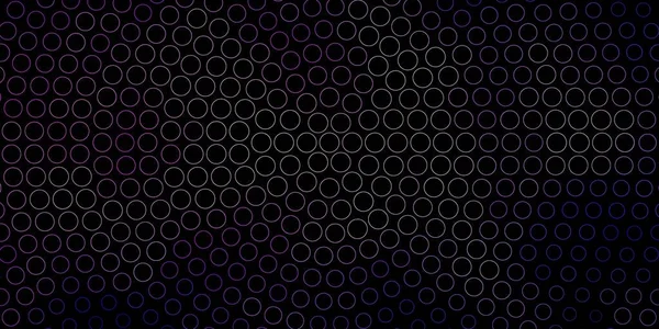 Темно Фіолетовий Векторний Фон Бульбашками — стоковий вектор