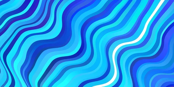 Diseño Vectorial Azul Claro Con Líneas Iris Ilustración Abstracta Colorida — Vector de stock
