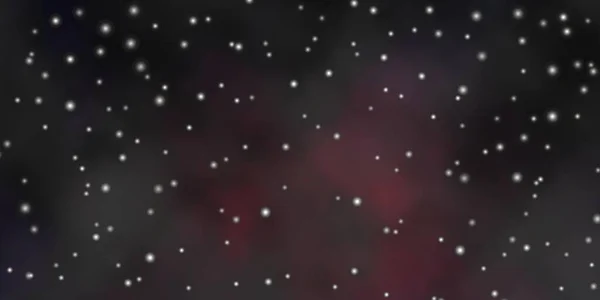 Fondo Vectorial Rosa Oscuro Con Estrellas Coloridas — Vector de stock