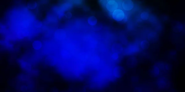Bleu Foncé Mise Page Vectorielle Verte Avec Cercles — Image vectorielle