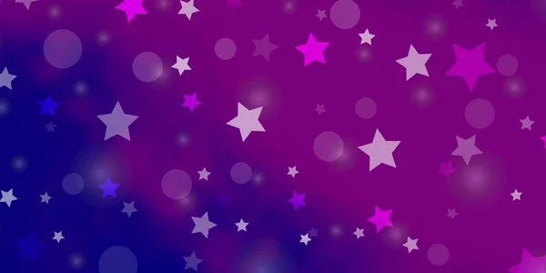 宇宙をテーマにした星の多色背景 — ストックベクタ