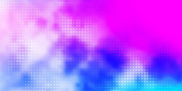 ライトピンク円の青いベクトル背景 — ストックベクタ