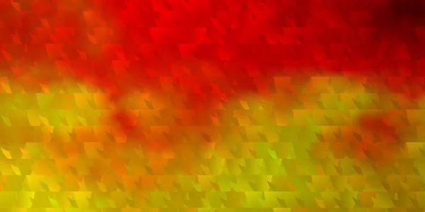Світло Оранжевий Векторний Фон Трикутниками Ілюстрація Набором Різнокольорових Трикутників Візерунок — стоковий вектор
