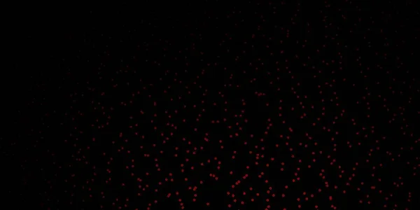 Fondo Vectorial Rojo Oscuro Con Estrellas Pequeñas Grandes — Archivo Imágenes Vectoriales