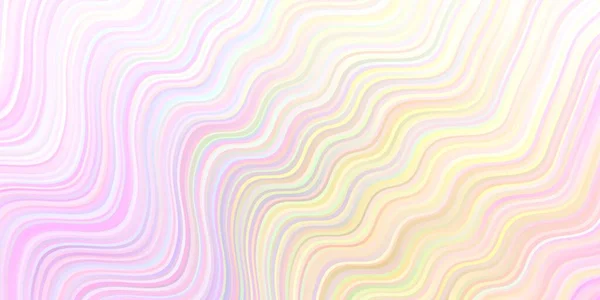 Licht Multicolor Vector Achtergrond Met Wrange Lijnen Gloednieuwe Kleurrijke Illustratie — Stockvector
