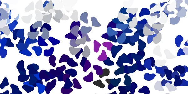 Patrón Vectorial Azul Claro Con Formas Abstractas Ilustración Con Formas — Vector de stock