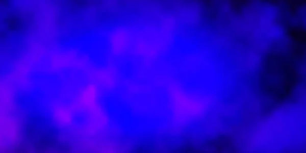 Luz Patrón Vectorial Púrpura Con Nubes — Archivo Imágenes Vectoriales