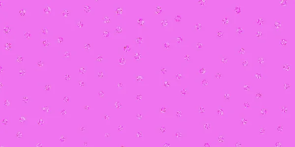 明るい紫色のピンクのベクトルの背景にドット カラフルな円の形をしたモダンな抽象的なイラスト ブランドブックの新しいテンプレート — ストックベクタ