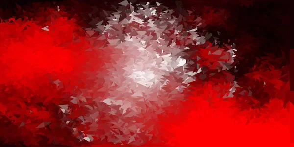 Modèle Poly Triangle Vectoriel Rouge Foncé Illustration Abstraite Élégante Avec — Image vectorielle