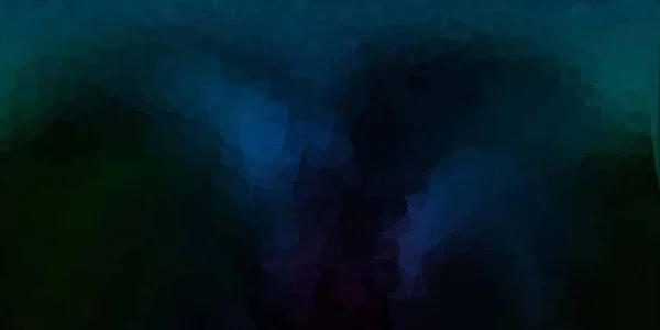 Темно Синий Зеленый Вектор Треугольник Назад Умная Иллюстрация Фасетном Стиле — стоковый вектор