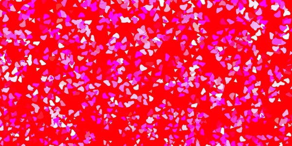 Patrón Vectorial Rosa Claro Con Formas Abstractas Ilustración Colorida Con — Vector de stock