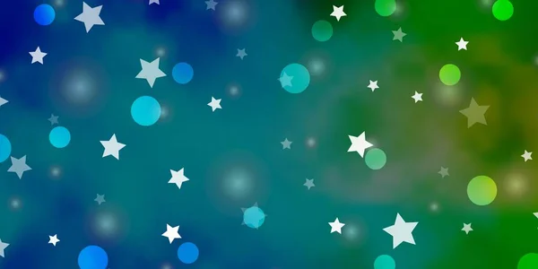 Fondo Colorido Abstracto Con Estrellas — Archivo Imágenes Vectoriales