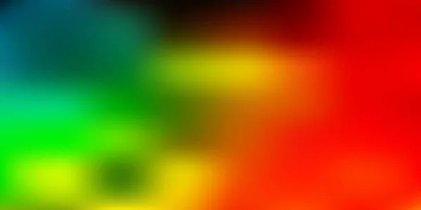Fundo Borrão Gradiente Vetorial Multicolorido Escuro Ilustração Gradiente Abstrato Desfocado — Vetor de Stock