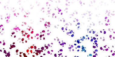 Açık pembe, kaotik şekilli yeşil vektör arkaplanı. Basit bir şekilde gradyan olan renkli soyut biçimler. Duvar kağıdı seti için zarif tasarım.