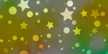 Yıldızlı soyut renkli arkaplan