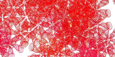 Eğri çizgileri olan çok renkli ışık vektör şablonu. Yaylı basit bir şekilde gradyan çizimi. Broşürler, broşürler için desen.