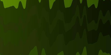 Kavisli soyut vektör deseni. Rengarenk çizgileri ve şekilleri olan parlak bir örnek. Terfileriniz için akıllı tasarım.