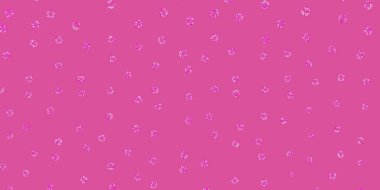 Kabarcıklı açık pembe vektör arkaplanı. Baloncuklu gradyan tarzda soyut dekoratif tasarım. Posterler, afişler için tasarım.