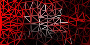 Koyu turuncu vektör soyut üçgen şablon. Değişken üçgen şekilli yeni renkli çizimler. Web tasarımcıları için arkaplan.