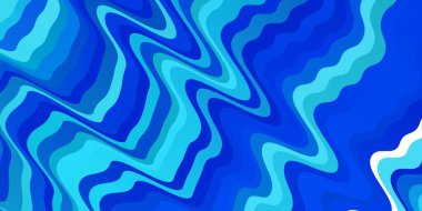 Kıvrımlı hafif BLUE vektör düzeni.