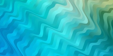 Kavisli soyut vektör deseni. Rengarenk çizgileri ve şekilleri olan parlak bir örnek. Terfileriniz için akıllı tasarım.