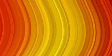 Eğri çizgileri olan Açık Turuncu vektör arkaplanı.