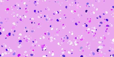 Açık mor, soyut şekilli pembe vektör şablonu. Soyut tarzda, gradyan formlarda basit tasarım. Cep telefonları için arka plan.