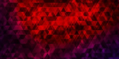 Koyu mavi, kırmızı vektör düzeni çizgiler, üçgenler. Soyut tarzda akıllı tasarım ve eğimli üçgenler. İniş sayfaları için şablon.