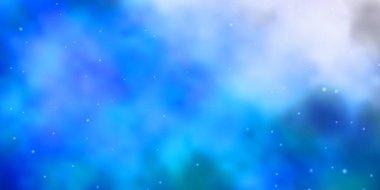 Yıldızlı soyut renkli arkaplan