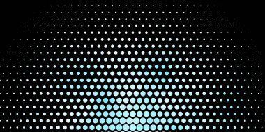 Küreli koyu mavi vektör deseni.