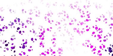 Memphis şekilli açık pembe vektör dokusu. Gradyan rastgele formlarla modern soyut illüstrasyon. İşiniz için akıllı tasarım.