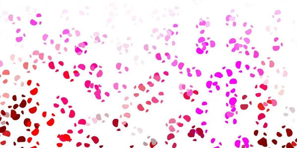 Světle Růžové Vektorové Pozadí Náhodnými Tvary Barevná Ilustrace Jednoduchými Tvary — Stockový vektor
