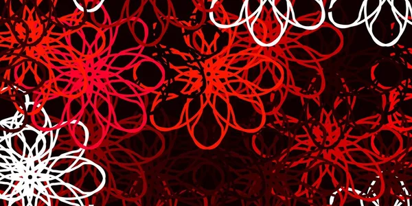 Texture Vectorielle Rouge Clair Avec Des Courbes Illustration Abstraite Avec — Image vectorielle