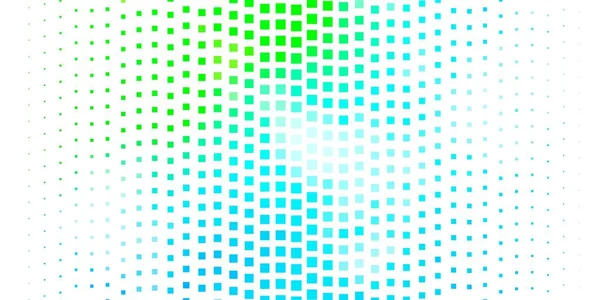 Светло Синий Зеленый Векторный Фон Прямоугольниками — стоковый вектор