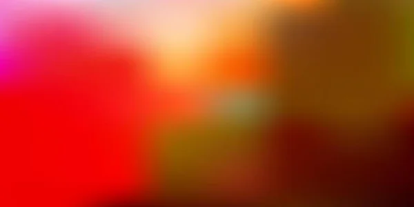 Dessin Flou Dégradé Vectoriel Rouge Clair Jaune Illustration Colorée Abstraite — Image vectorielle