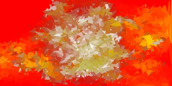 Světle Oranžová Vektorová Abstraktní Trojúhelníková Struktura Abstraktní Ilustrace Elegantními Gradientními — Stockový vektor