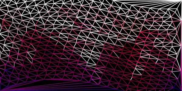 Темно Рожеві Векторні Градієнтні Багатокутні Шпалери Градієнтна Ілюстрація Полігональному Стилі — стоковий вектор