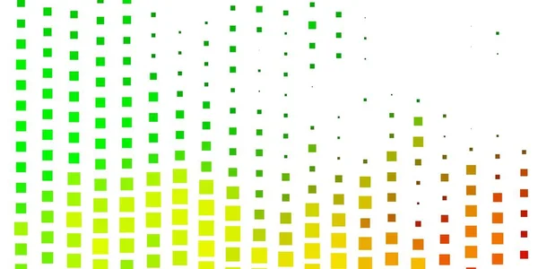 Verde Claro Fundo Vetorial Amarelo Com Retângulos —  Vetores de Stock