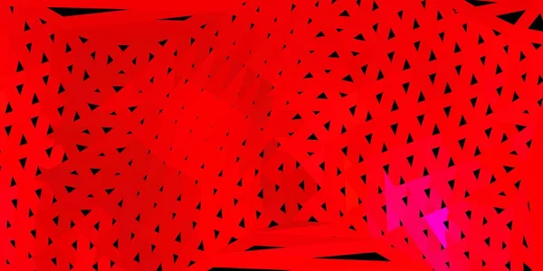 Vecteur Poly Triangle Rouge Foncé Illustration Abstraite Colorée Avec Triangles — Image vectorielle