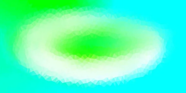 Ανοιχτό Πράσινο Διανυσματικό Πολυγωνικό Φόντο Σύγχρονη Αφηρημένη Απεικόνιση Πολυγωνικά Τρίγωνα — Διανυσματικό Αρχείο