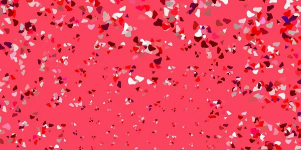 Светло Розовая Красная Векторная Фактура Мемфисами Простой Дизайн Абстрактном Стиле — стоковый вектор