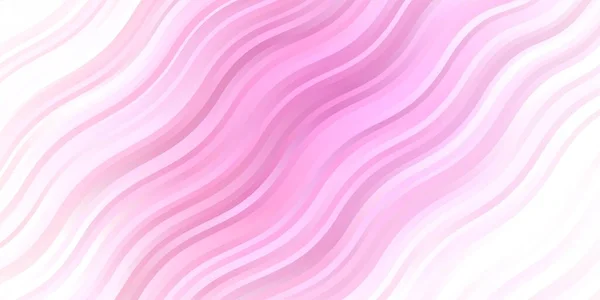 Patrón Vectorial Rosa Claro Con Curvas — Vector de stock