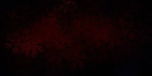 Темно Червоне Жовте Векторне Компонування Формами Кола Ілюстрація Набором Блискучих — стоковий вектор