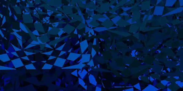 Dunkelblauer Vektorhintergrund Mit Dreiecken Schöne Illustration Mit Dreiecken Naturstil Muster — Stockvektor