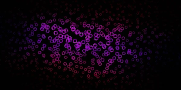 Σκούρο Μπλε Κόκκινο Διάνυσμα Φόντο Κηλίδες Πολύχρωμη Απεικόνιση Κουκκίδες Κλίση — Διανυσματικό Αρχείο