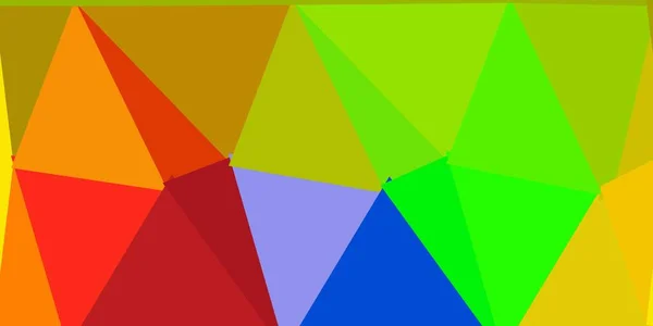 Шаблон Светлого Многоцветного Вектора Абстрактного Треугольника Мозаичная Красочная Иллюстрация Треугольной — стоковый вектор