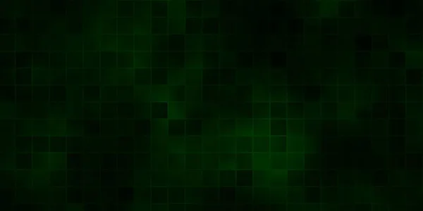 Layout Vetorial Verde Escuro Com Linhas Retângulos Ilustração Com Conjunto — Vetor de Stock