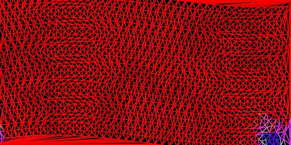 Plantilla Triángulo Poli Vector Rojo Oscuro Ilustración Abstracta Moderna Con — Vector de stock