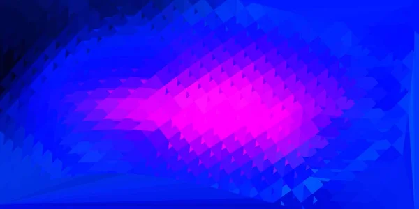 Lichtroze Blauwe Vector Polydriehoekige Textuur Slimme Illustratie Facetstijl Met Abstracte — Stockvector