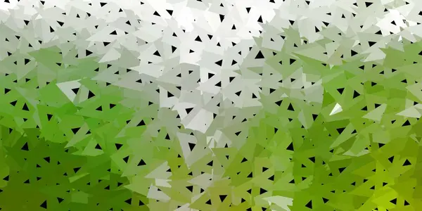 Темно Зелений Векторний Абстрактний Трикутник Декоративна Барвиста Ілюстрація Абстрактними Трикутниками — стоковий вектор
